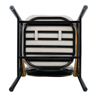 Outdoor Dining Chair - Beige / Black / Teak