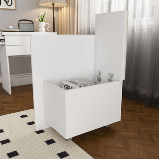 Folding Desk With Mirror And Storage Stol For Bedroom