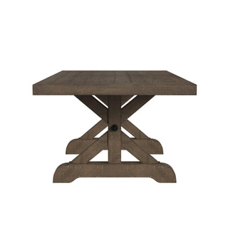 Yellowstone - Dining Table With 2X12" Leaves - Gray