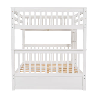 Bunk Bed With Ladders And 2 Storage Drawers