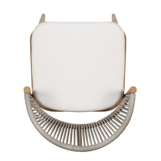 Outdoor Bar Height Metal Frame Counter Stools With Scallop Shaped Backrest & Water Resistant Cushions
