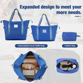 Softside Luggage Expandable Set With Duffel Bag Upright Spinner
