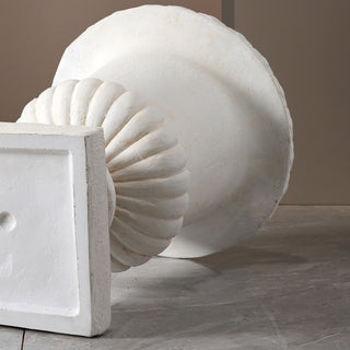 Roman Urn Planter Pot For Indoor / Outdoor - Beige White