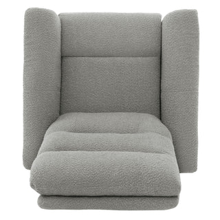 Manual Recliner Chair With 8 Point Massage And Swivel Function