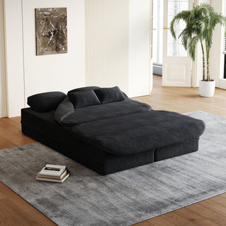 2 In 1 Foldable Sofa Bed With Multi Functional Blanket