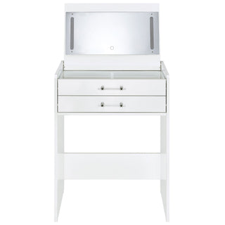 Ayuba - 3 Drawer Makeup Vanity Table With Mirror And Stool