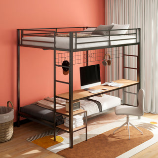 Barham - Workstation Bunk Bed With Integrated Desk