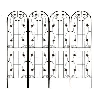Metal Garden Trellis Rustproof Trellis For Climbing Plant Outdoor Flower Support