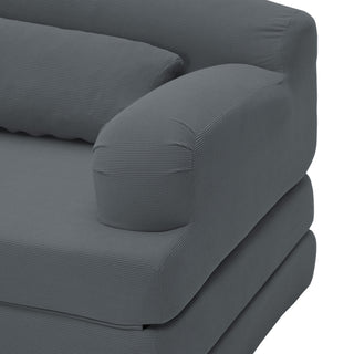 2 Seater Sofa Bed, Compact Foldable Floor Couch