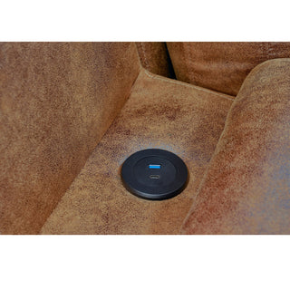U - Shape Sectional Pull Out Bed With Console, Storage, And USB Charging