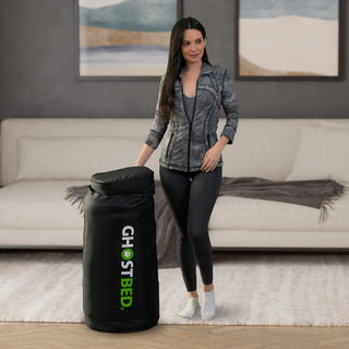 Massage Topper With Gel Infused Memory Foam And Air Cell Technology - Gray