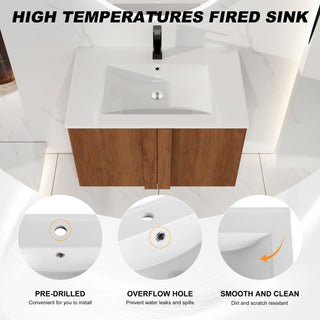 Floating Bathroom Vanity With Sink Combo