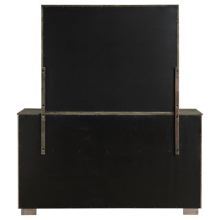 Prescott - 8 Drawer Dresser With Mirror - Brown