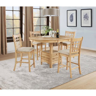 Davis - Counter Height Extension Dining Table - Light Oak
