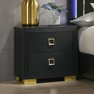 Nightstand, Bedside Table - Black