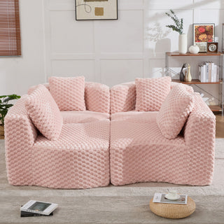 Modular Sectional Sofa With Free Combination Design