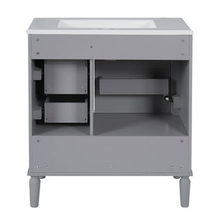 Traditional Bathroom Vanity Set With Soft Close Doors