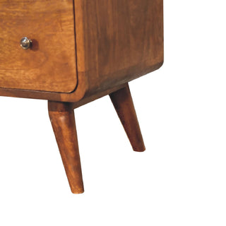 Large Curved Chest - Chestnut