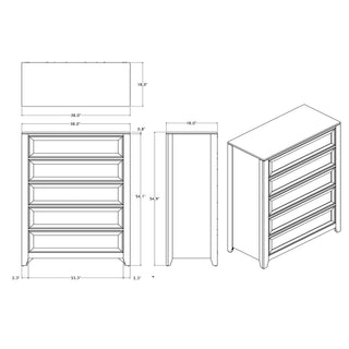 Melissa - Chest With 5 Drawers