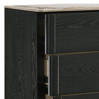 Opel - 5 Drawer Chest - Black