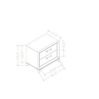 Star - Nightstand - White