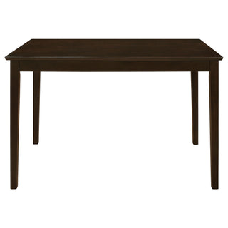 Arvin - 5 Piece Dining Set With Rectangular Table And Bench With Seats - Cappuccino