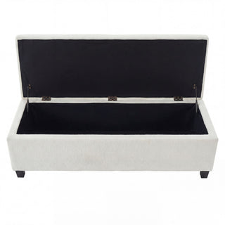 Upholstered Storage Ottoman Bench