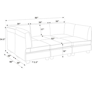 Upholstered Modular Sectional