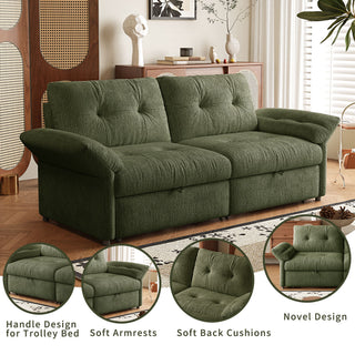 Sofa Bed, 2 In 1 Design For Living Rooms