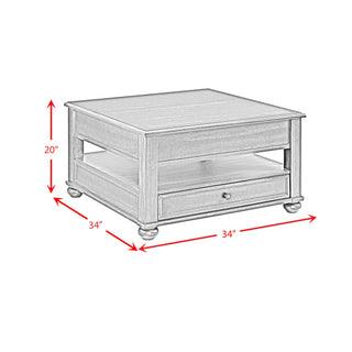 Wagner - Lift-Top Coffee Table With Casters