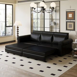 Chesterfield Sofa & Pull Out Bed