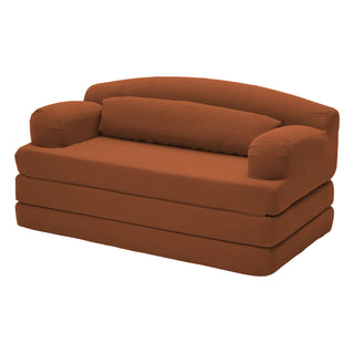 2 Seater Sofa Bed, Compact Foldable Floor Couch