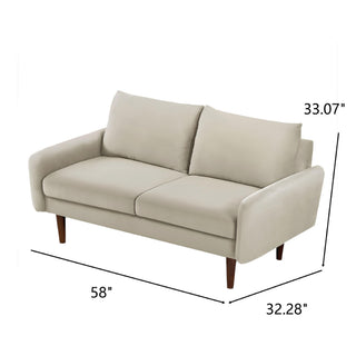 Kent - Loveseat, 2 Seater Sofa For Compact Living Spaces