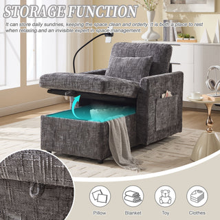 Multifunctional Recliner Sofa With Storage And Phone Bracket
