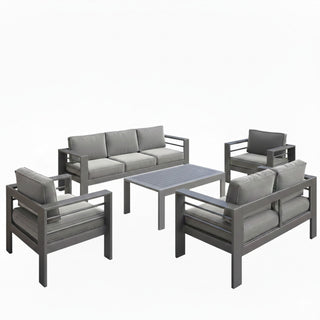 Outdoor Patio Set All-Weather With Thick Cushions