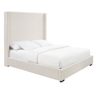 Hampton - Upholstered Platform Bed With Tall Headboard