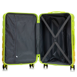 Luggage Set 20" /24" /28" With Combination Lock And Silent Wheels