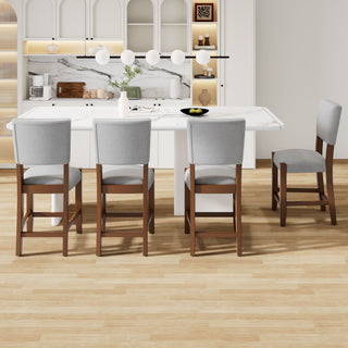 Mid Century Modern Bar Stools, Upholstered Counter Chairs