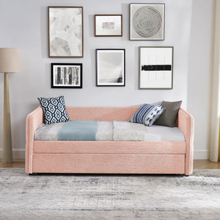 Upholstered Daybed With Pop Up Trundle