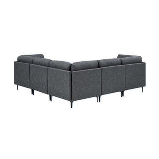 Upholstered Modular Sectional With Tall Legs