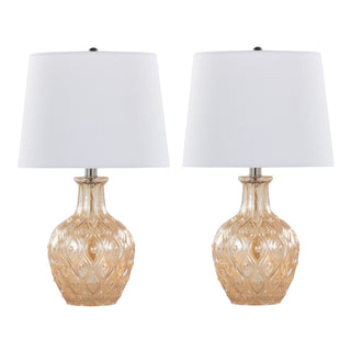 Gloria - Round Contemporary Lamp (Set of 2)