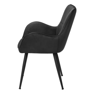 Dining Chair For Kitchen (Set of 2) - Black