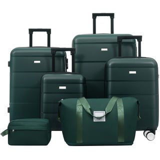 Hardshell Luggage Set 6 Piece With Duffel & Toiletry Bag
