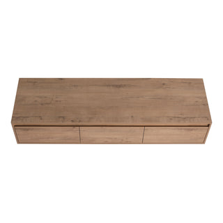 Modern Minimalist Bathroom Cabinet With Soft Close Drawers And Floating Mounting Design