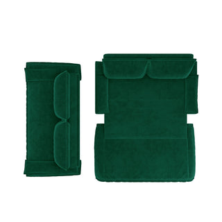 Queen Pull Out 3 In 1 Convertible Sleeper Sofa, Multi-Functional