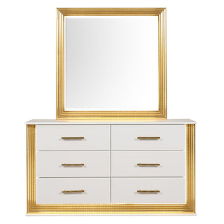 Obsession - 6 Drawer Dresser - White