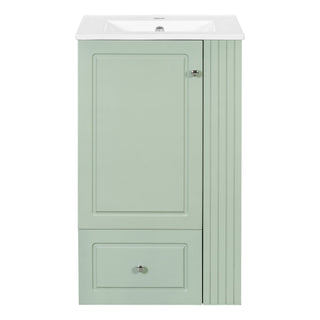 Modern Freestanding Bathroom Vanity With Sink, Soft-Close Drawer, Towel Bar