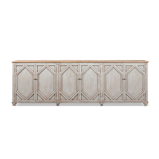 Colette - 6 Door Cabinet Sideboard - Brown