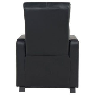 Push Back Recliner - Black