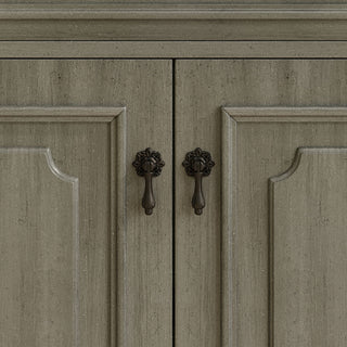 Vintage Bathroom Vanity With Sink, Rustic Cabinet With Soft Close Doors
